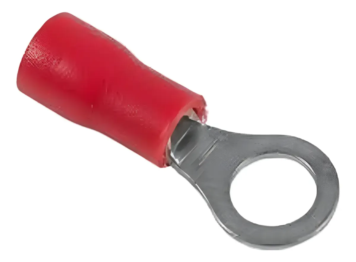 Terminal pré-isolado olhal vermelho